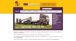 Desktop Screenshot of kokverhuur.nl